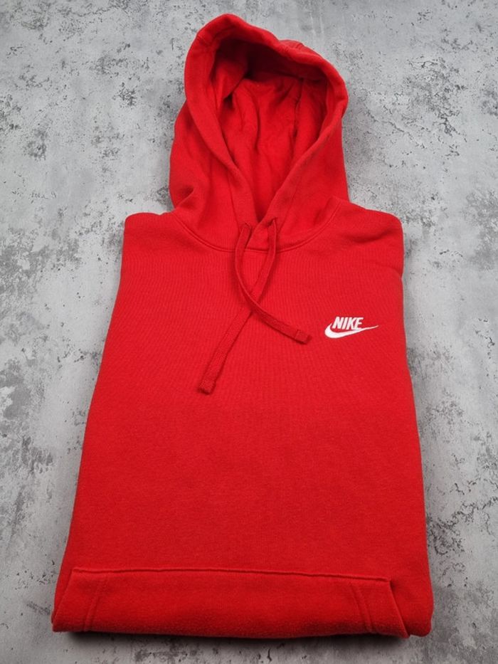 Pull à capuche Nike rouge – Taille S Hommes - photo numéro 2