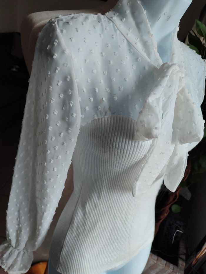 Joli haut habillé taille unique - photo numéro 2