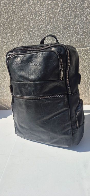 Sac à dos en cuir PU lisse haute qualité 