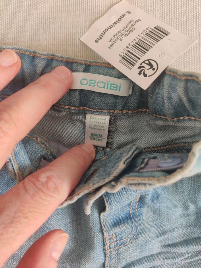 Jean bébé neuf avec étiquettes - photo numéro 3