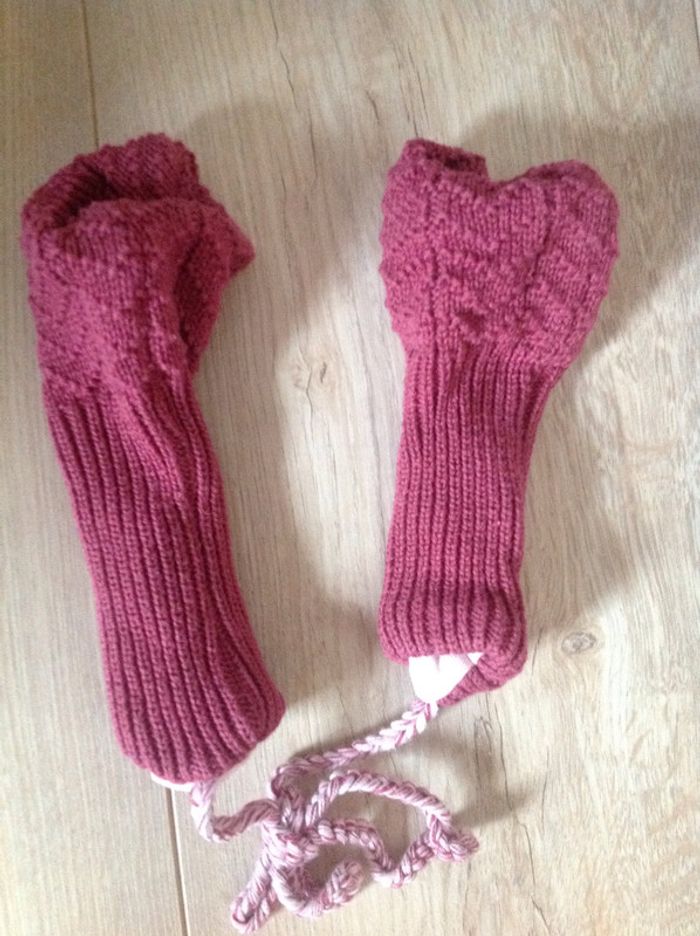 Gants bébé rose Sergent Major - 6/9 mois