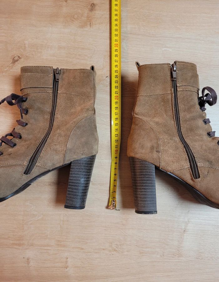 Bottillons à talons et lacets femme Naf Naf taille 41 - photo numéro 7
