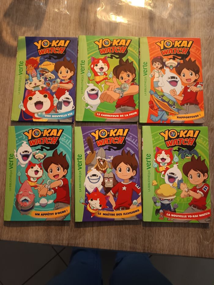 Lot de 6 livres Yo Kai Watch