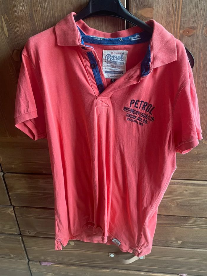 Polo corail/orange petrol industries