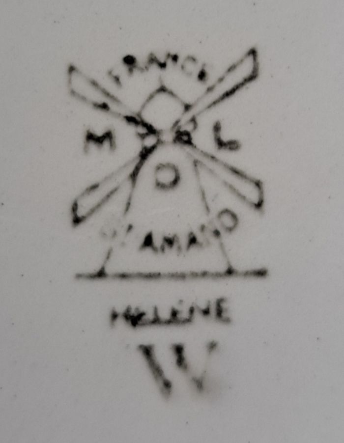 🍽 Plat Moulins des Loups St Amand France modèle Hélène W - photo numéro 3