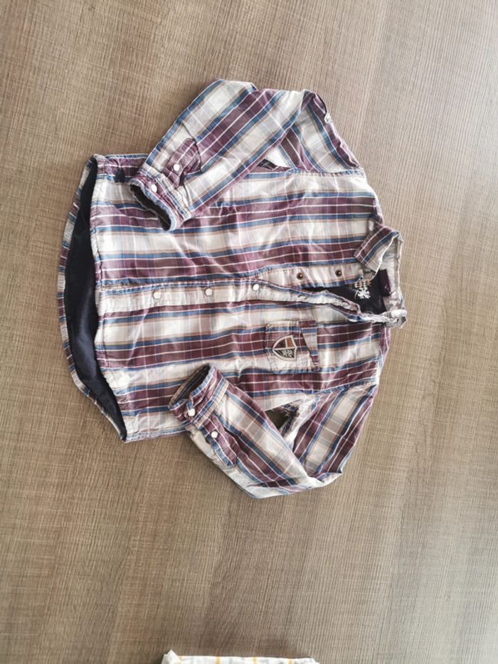 Lot t-shirt chemise gilet Sergent major 6 ans - photo numéro 5