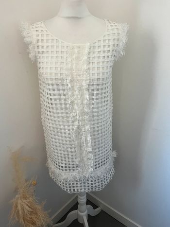 Robe blanche ajourée Liu Jo S