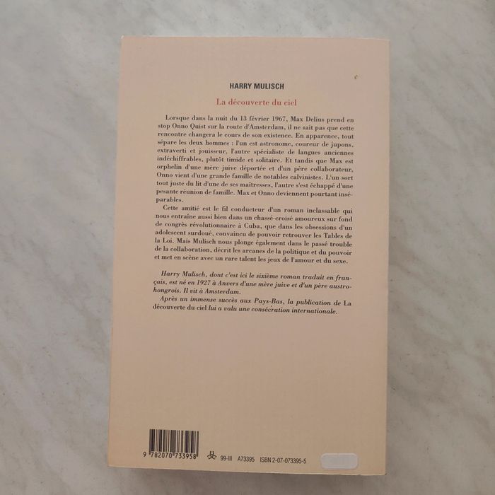 La découverte du ciel de Harry Mulisch - photo numéro 2