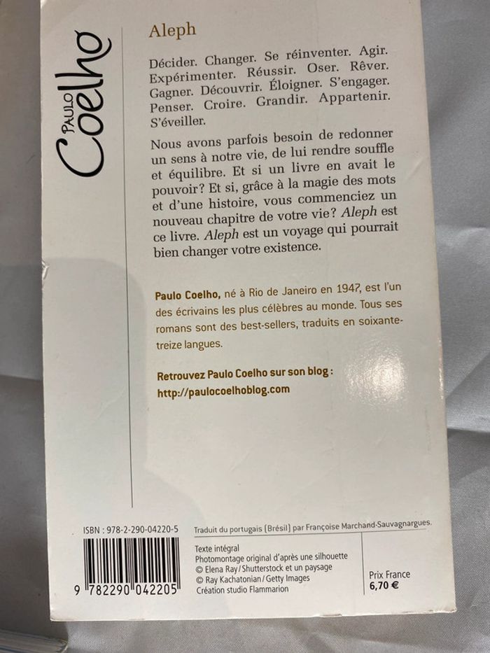 Paulo Coelho, aleph - photo numéro 2