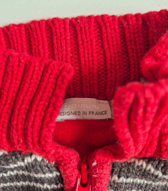 Ensemble Catimini 3 mois – grenouillère + gilet (mixte fille/garçon) - photo numéro 7