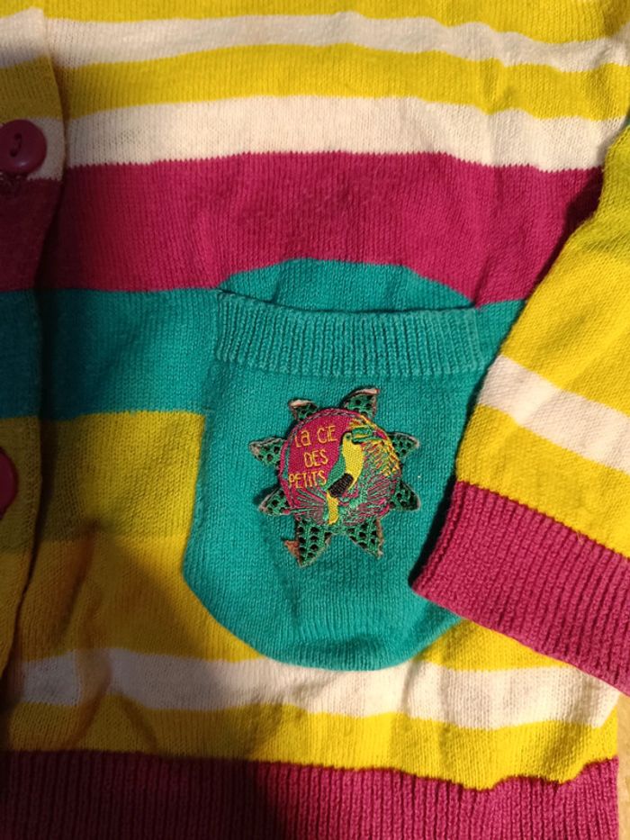Gilet multicolore 24 mois - photo numéro 2