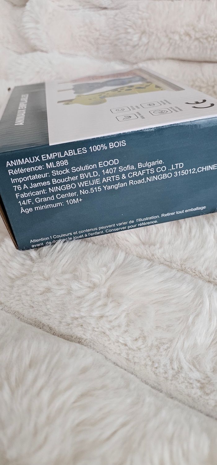 Jouet animaux empilables en bois Neuf - photo numéro 8