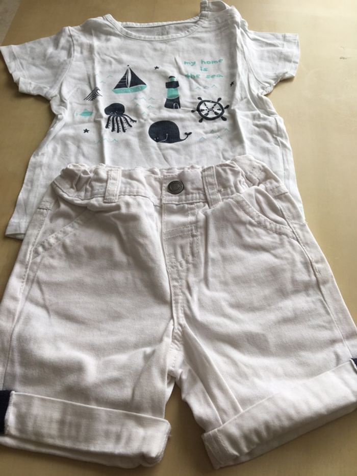 Ensemble marin petit garçon