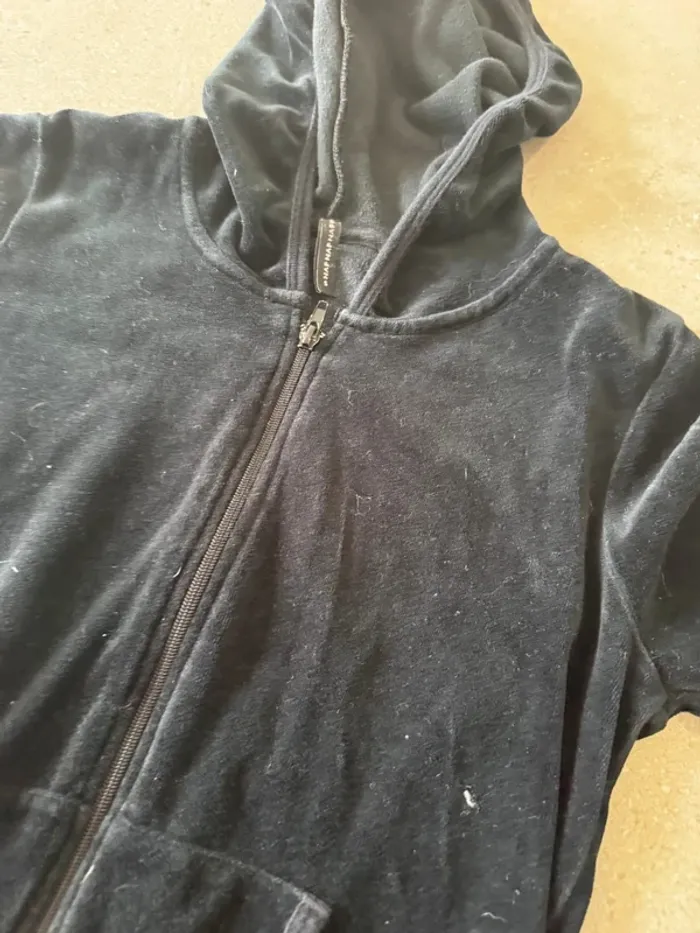 Petit gilet noir Naf Naf, taille S, bon état - photo numéro 2