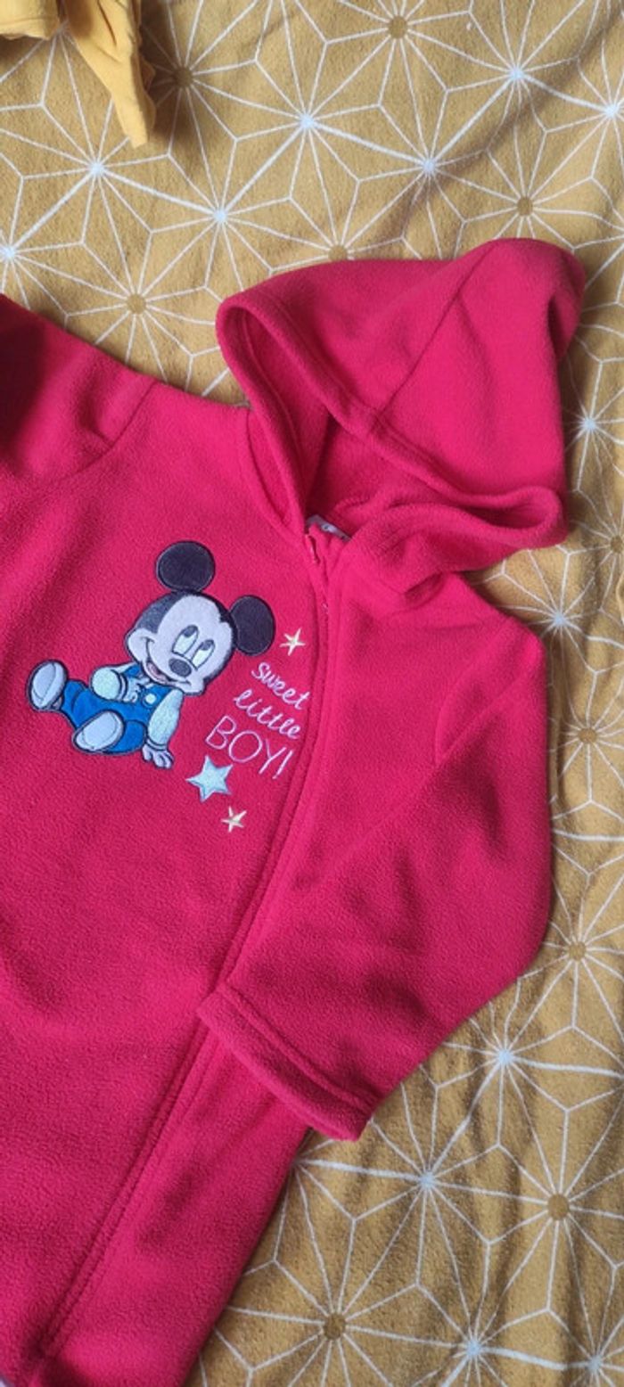 Sur pyjama polaire capuche Mickey - photo numéro 2