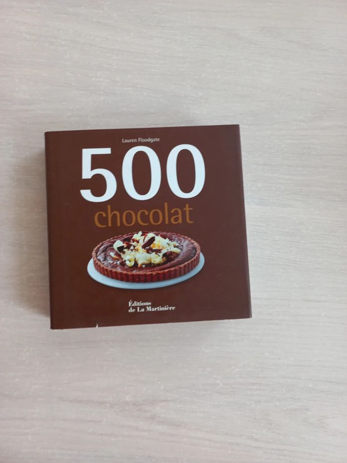 Livres 500 recettes chocolat