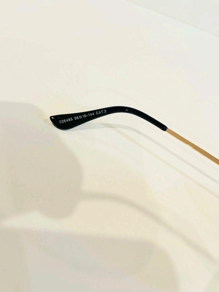 Lunette de soleil femme cats noire et dorée verres dégradés UV protection catégorie 3 - photo numéro 6