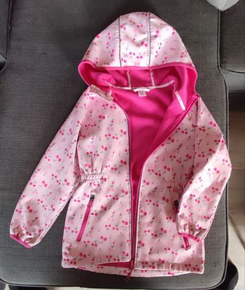 Veste coupe-vent cerises fille Little Kids