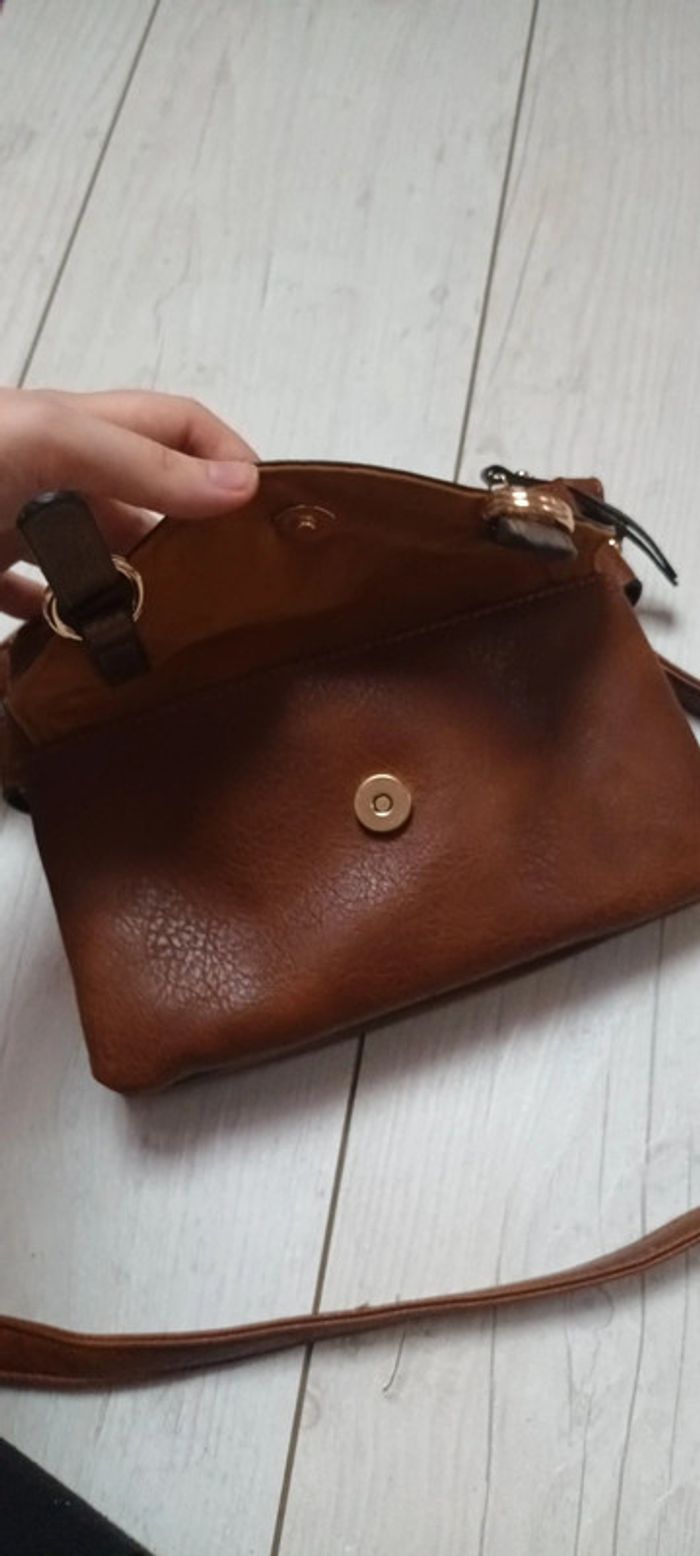 Sac bandoulière marron - photo numéro 2