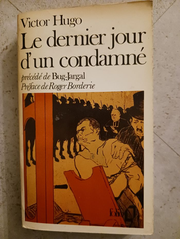 livre le dernier jour d'un condamné Victor Hugo