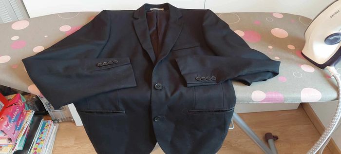 Très belle veste/blazer homme Brice easy slim noire 48 excellent état - photo numéro 3