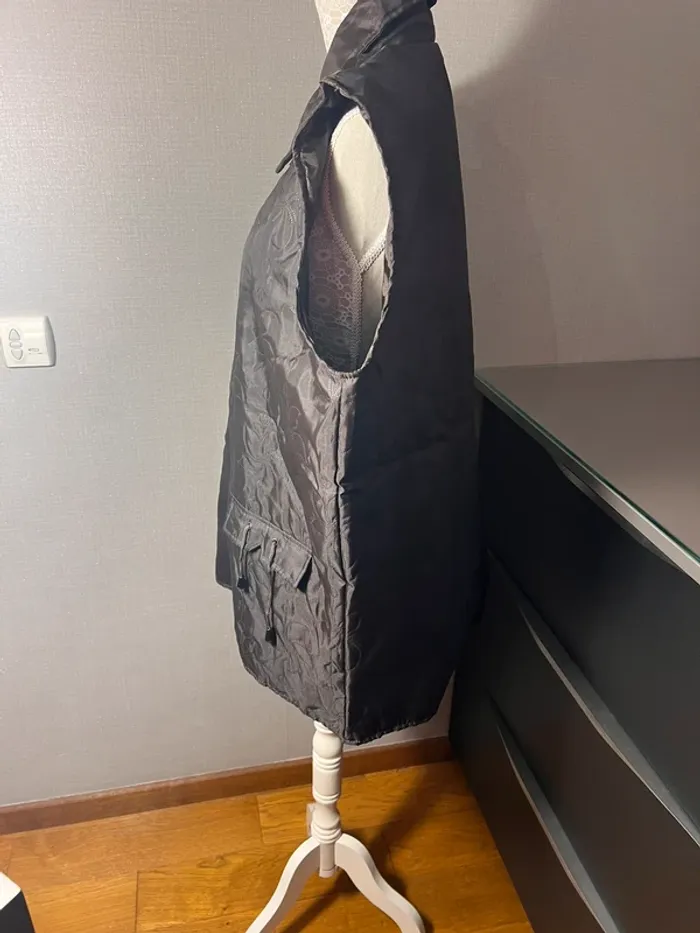 Veste sans manches marron - photo numéro 4