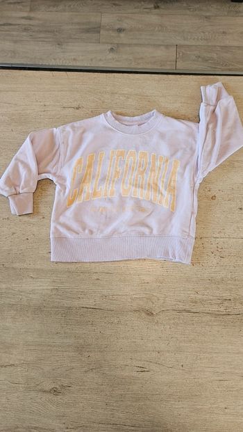 Pull fille rose à manches longues, Zara, 6 ans