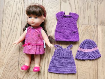 Mini poupée corolle + vêtements fait main