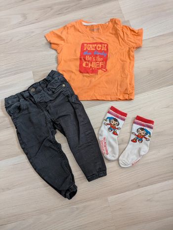 Tenue garçon 9-12 mois