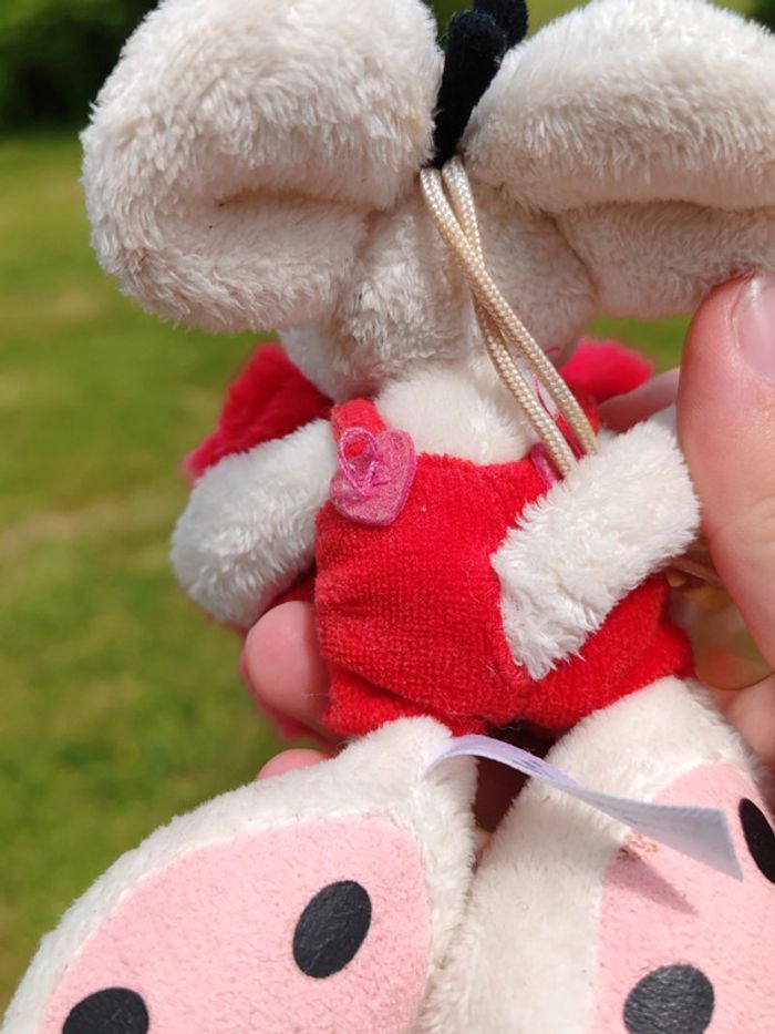 Peluche a accrocher Diddl - coeur rouge - photo numéro 6