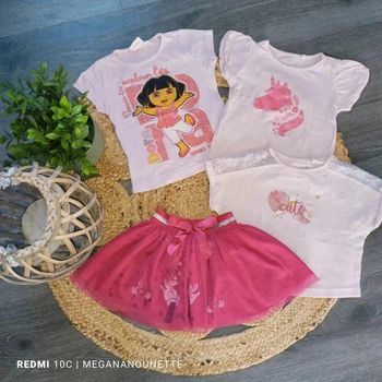 🦄 Lot Vêtements Fille 3 Ans Disney & Marques Diverses