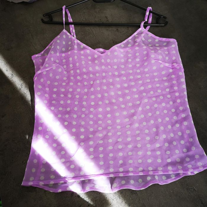 Haut nuisette transparent