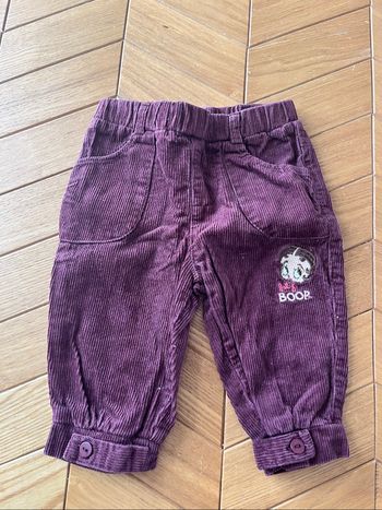 Pantalon velour