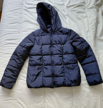 Manteau fille oakidi 12ans bleu marine chaud
