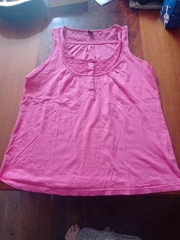 Débardeur col crochet