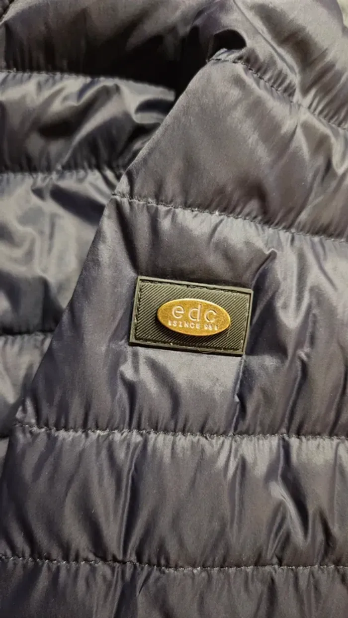 Doudoune bleue marine, taille XS, Esprit - photo numéro 4