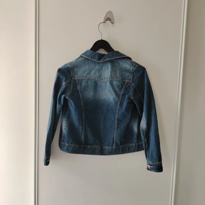Veste en jean à bouton 10 ans - photo numéro 2
