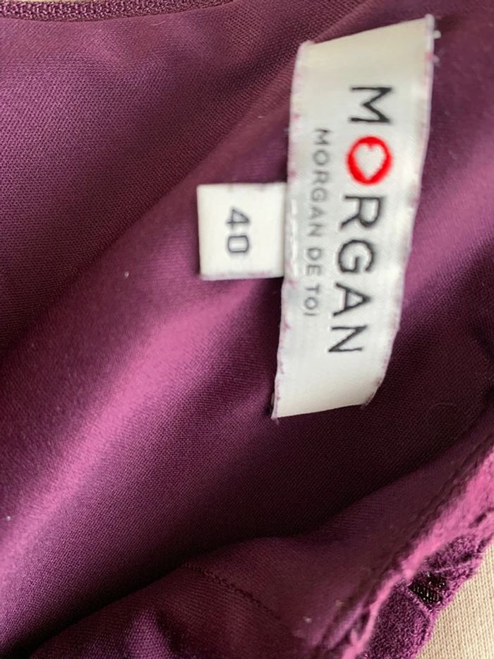 robe casual Morgan bordeaux taille L - photo numéro 11