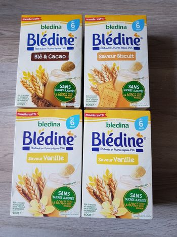 Boîtes céréales blédine
