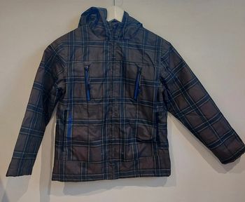 Manteau à capuche imperméable et chaud hiver garçon 6 ans