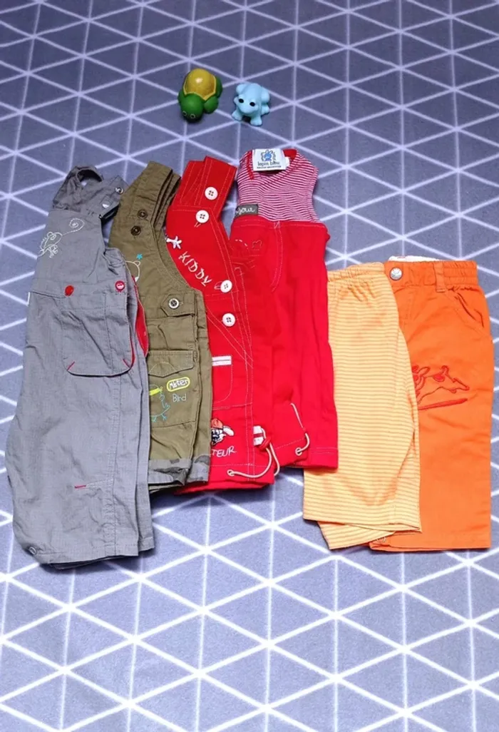 🦁lot 6 vêtements, 3 mois