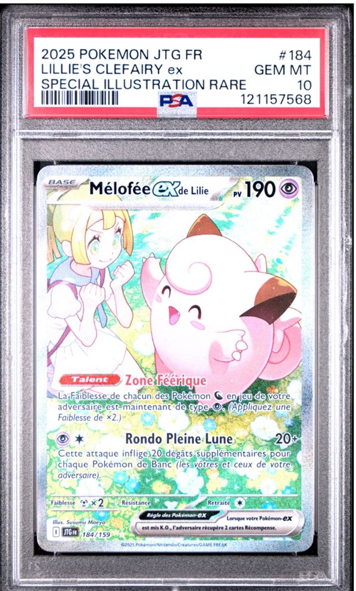 Mélofée Ex De Lilie 184/159 Psa10 - Aventure Ensemble