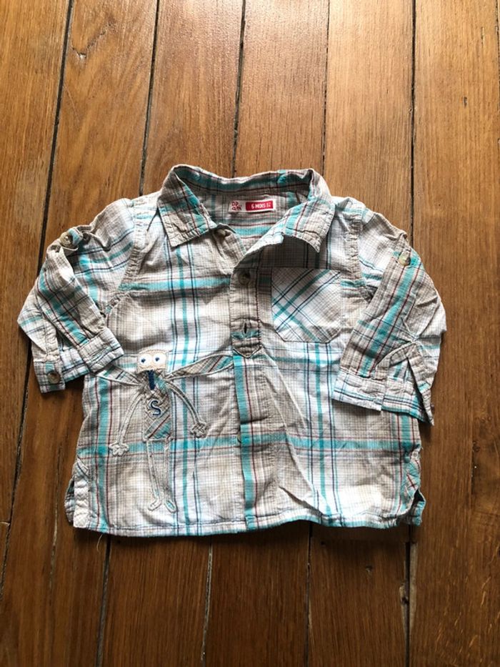 Chemise manches longues 6 mois