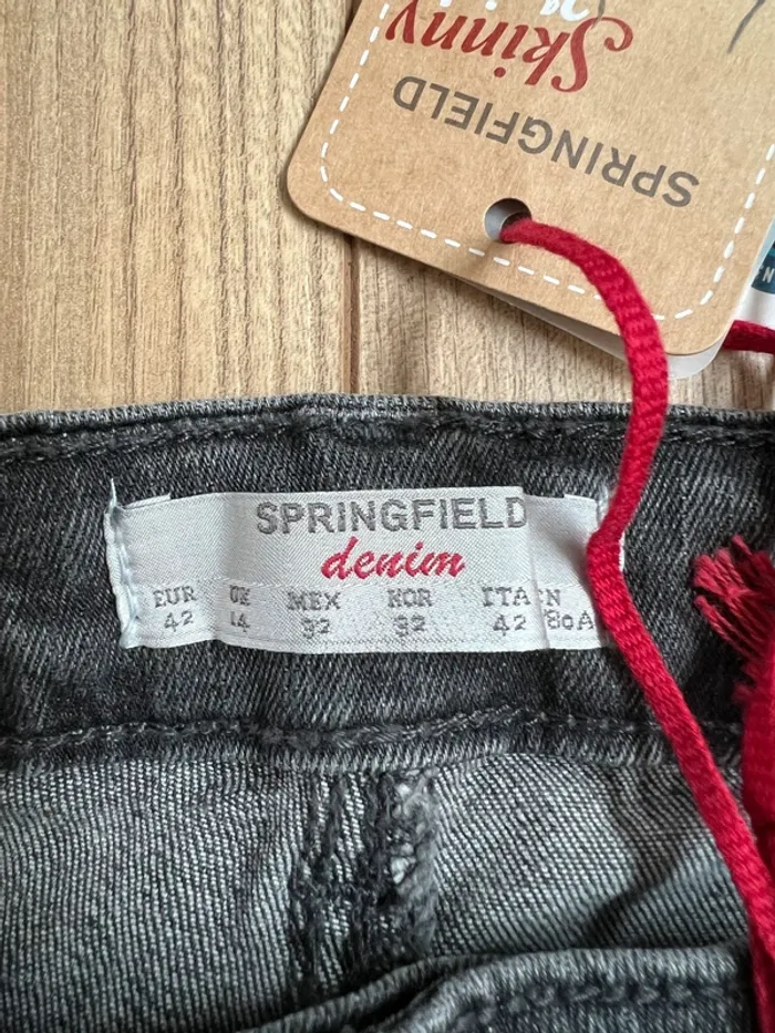 Jean skinny gris femme Springfield - photo numéro 5