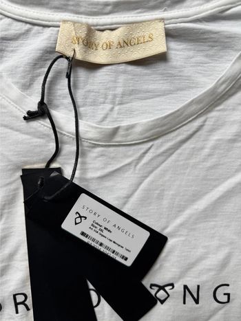 👕 T-shirt Story of Angels Blanc – Neuf avec étiquette