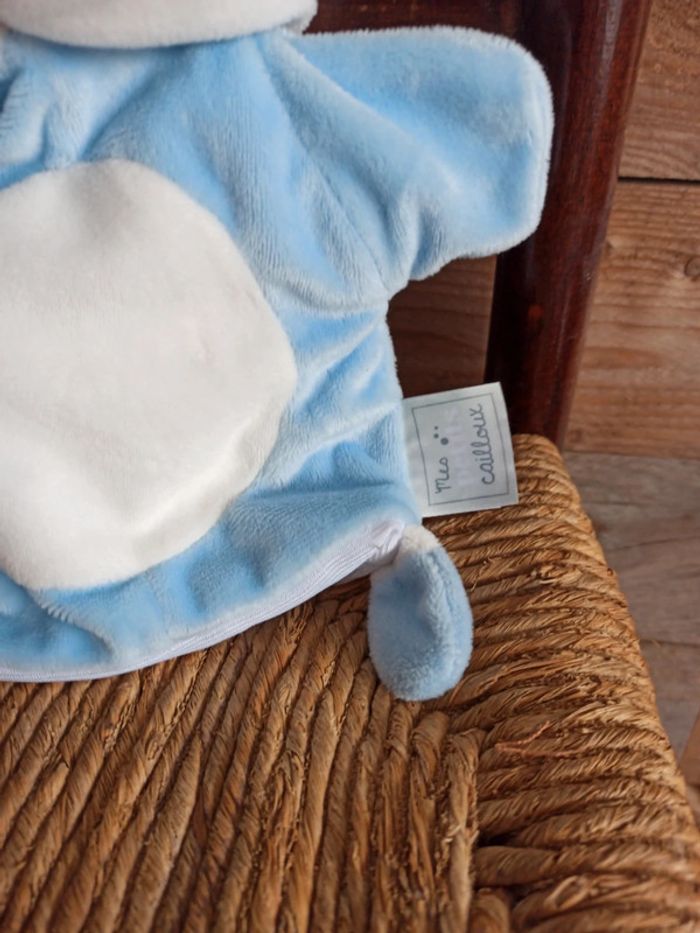 Doudou marionnette ours mes petits cailloux tbe - photo numéro 3