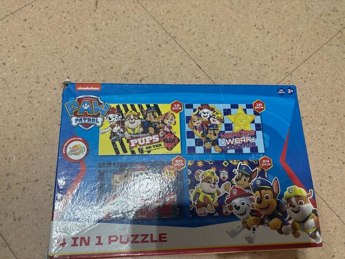 Puzzle pat patrouille 4 en 1