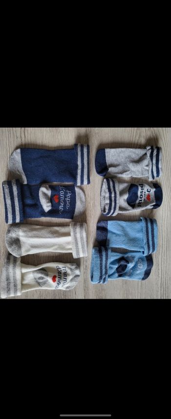 Lot 4 paires de chaussettes