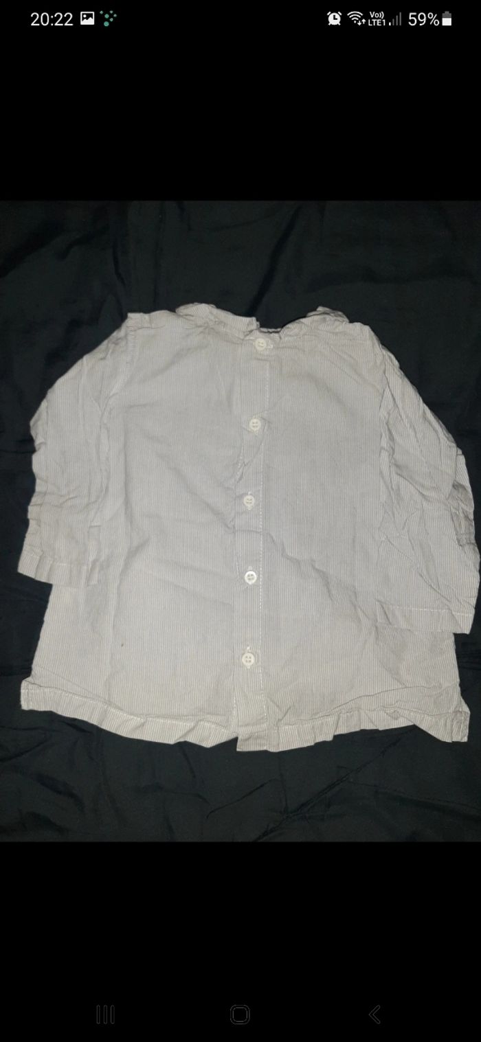 Blouse fille 9 mois (c3) - photo numéro 2