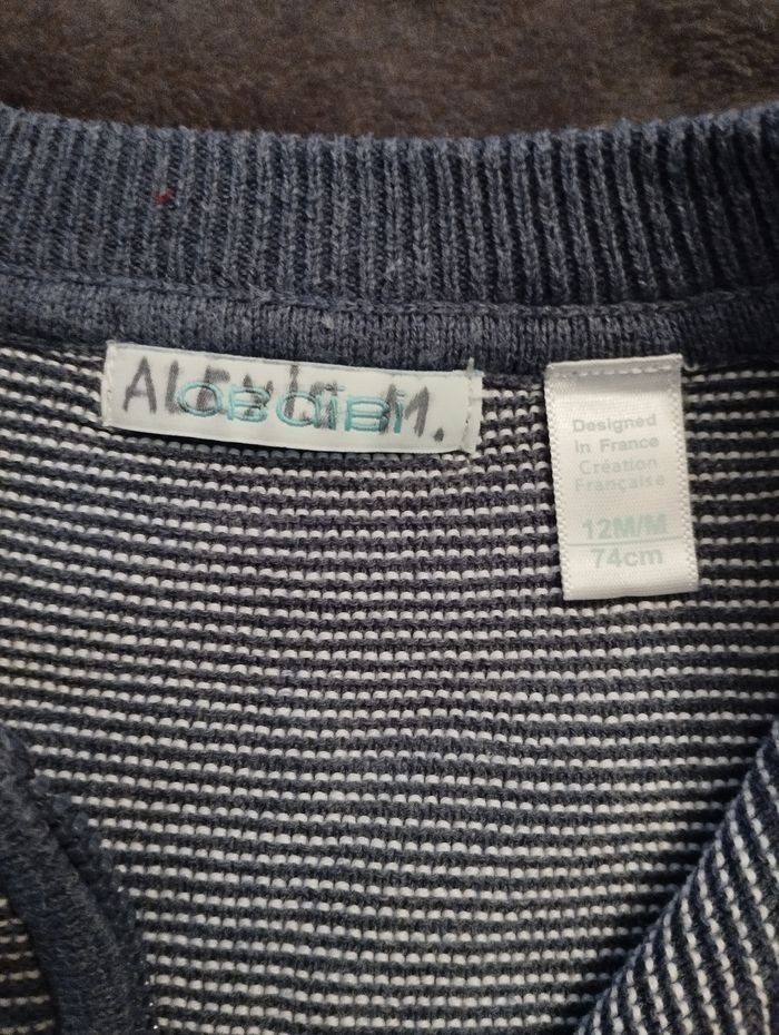 Veste zippée Obaibi 12 mois - photo numéro 3